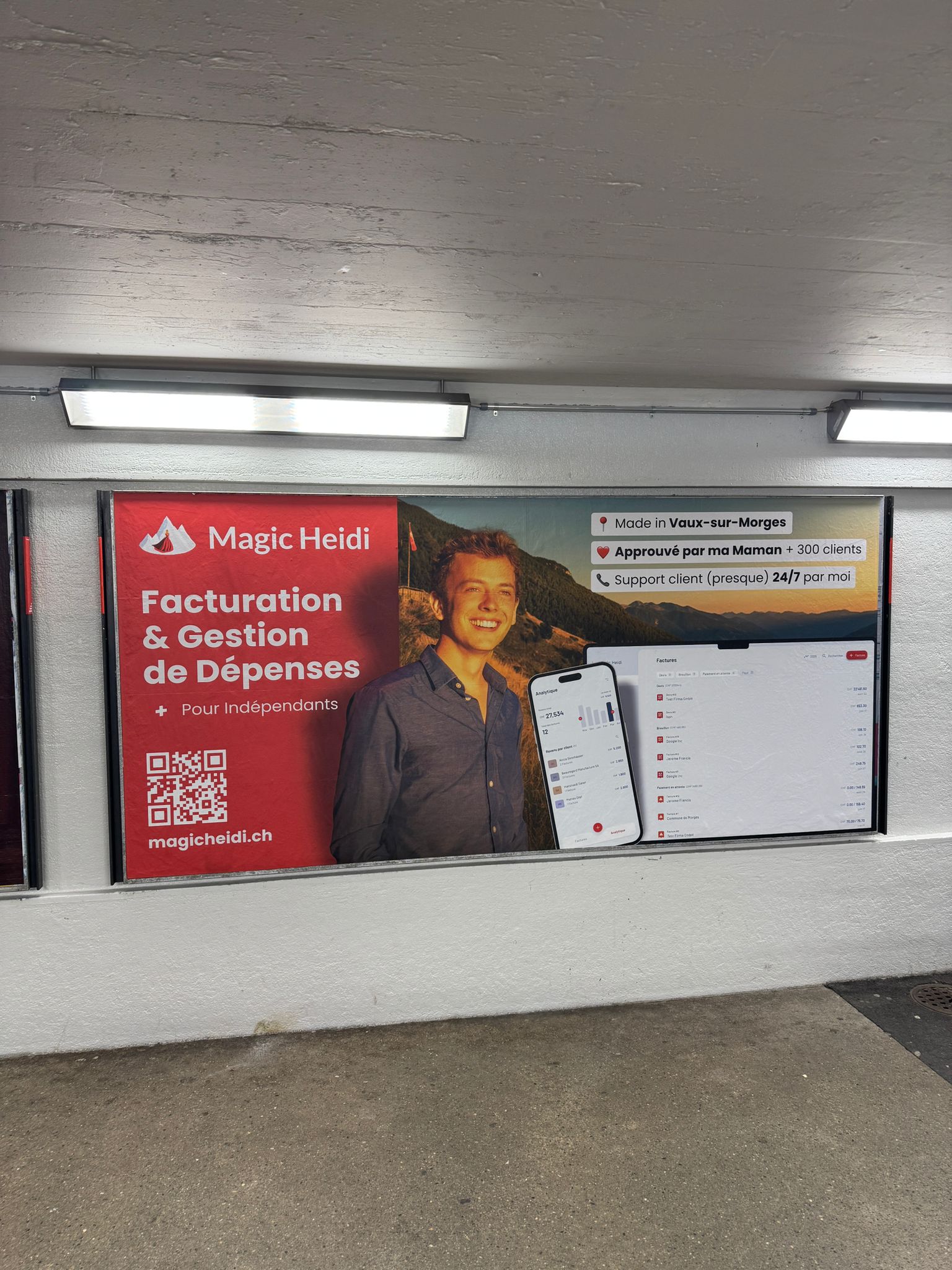 Magic-Heidi-Plakatkampagne in der Westschweiz